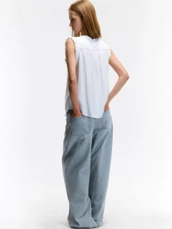 GATE Bluzka z wiskozy| Koszulki I Topy·Topy|Koszulki I Topy·Bluzki