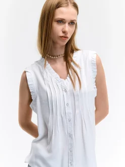 GATE Bluzka z wiskozy| Koszulki I Topy·Topy|Koszulki I Topy·Bluzki