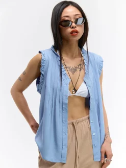 GATE Bluzka z wiskozy| Koszulki I Topy·Topy|Koszulki I Topy·Bluzki