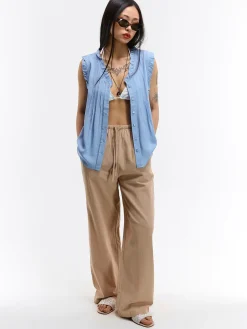 GATE Bluzka z wiskozy| Koszulki I Topy·Topy|Koszulki I Topy·Bluzki