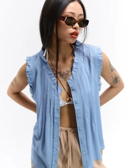 GATE Bluzka z wiskozy| Koszulki I Topy·Topy|Koszulki I Topy·Bluzki