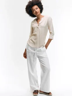 GATE Bluzka z wiskozy| Koszulki I Topy·Bluzki