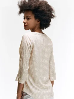 GATE Bluzka z wiskozy| Koszulki I Topy·Bluzki