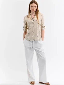 GATE Bluzka z wiskozy| Koszulki I Topy·Bluzki