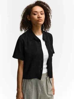 GATE Bluzka z wiskozy| Koszulki I Topy·Bluzki