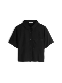 GATE Bluzka z wiskozy| Koszulki I Topy·Bluzki