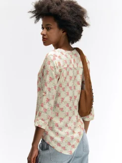 GATE Bluzka z wiskozy| Koszulki I Topy·Bluzki