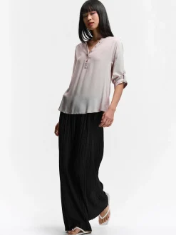 GATE Bluzka z wiskozy| Koszulki I Topy·Bluzki