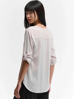 GATE Bluzka z wiskozy| Koszulki I Topy·Bluzki