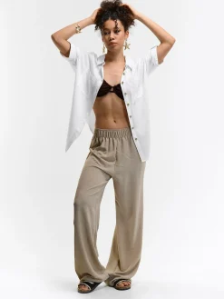 GATE Bluzka z wiskozy| Koszulki I Topy·Bluzki