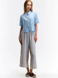 GATE Bluzka z wiskozy| Koszulki I Topy·Bluzki