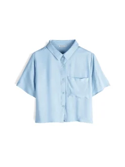 GATE Bluzka z wiskozy| Koszulki I Topy·Bluzki