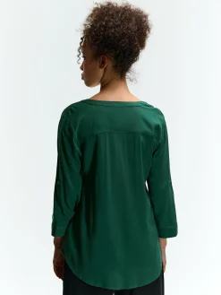 GATE Bluzka z wiskozy| Koszulki I Topy·Bluzki