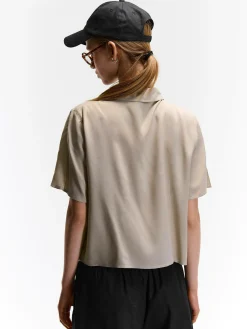 GATE Bluzka z wiskozy| Koszulki I Topy·Bluzki