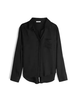 GATE Bluzka z wiskozy| Koszulki I Topy·Bluzki