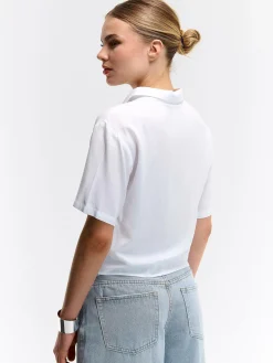 GATE Bluzka z wiskozy| Koszulki I Topy·Bluzki