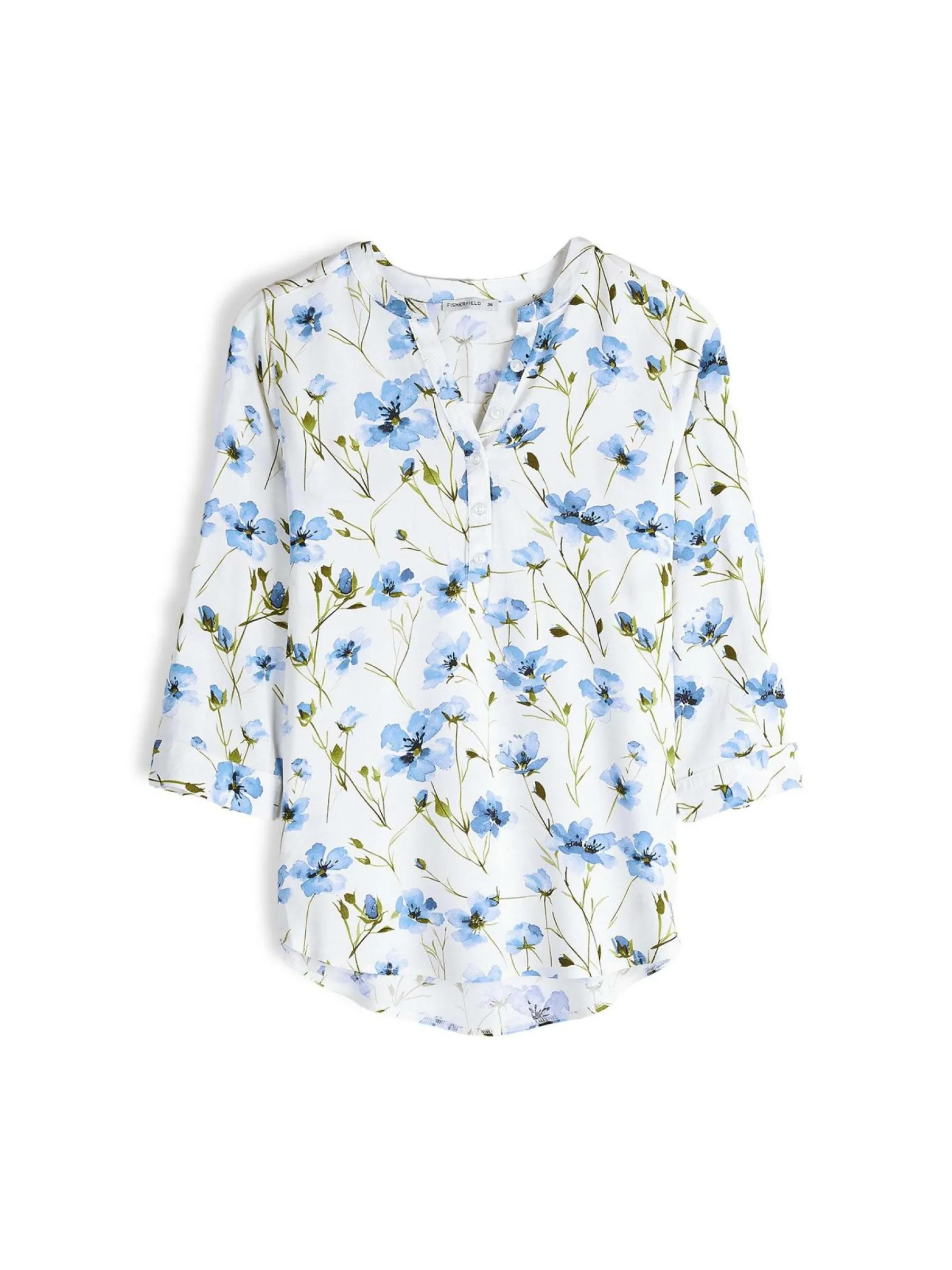 GATE Bluzka z wiskozy| Koszulki I Topy·Bluzki