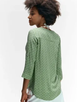 GATE Bluzka z wiskozy| Koszulki I Topy·Bluzki