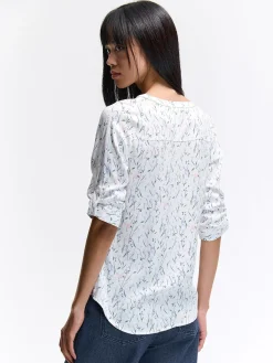 GATE Bluzka z wiskozy| Koszulki I Topy·Bluzki