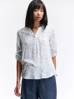 GATE Bluzka z wiskozy| Koszulki I Topy·Bluzki