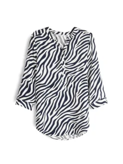 GATE Bluzka z wiskozy| Koszulki I Topy·Bluzki