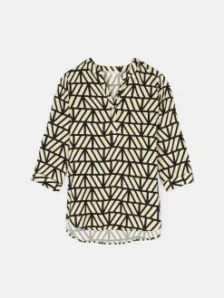 GATE Bluzka z wiskozy z nadrukiem| Koszulki I Topy·Bluzki