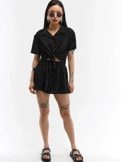 GATE Blůzka z węzłem| Koszulki I Topy·Bluzki