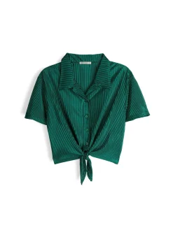 GATE Blůzka z węzłem| Koszulki I Topy·Bluzki