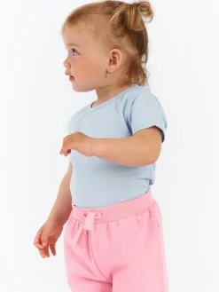 GATE Body basic z elastycznej bawełny z krótkimi rękawami|Dzieci Baby