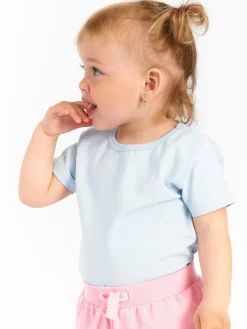 GATE Body basic z elastycznej bawełny z krótkimi rękawami|Dzieci Baby