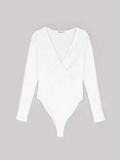 GATE Body z żebrowanej dzianiny| Koszulki I Topy·Body