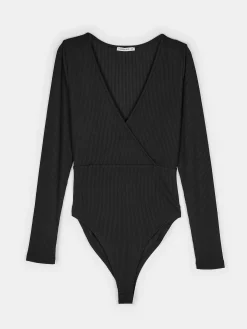 GATE Body z żebrowanej dzianiny| Koszulki I Topy·Body