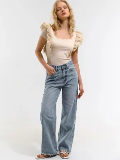 GATE Body z falbanami| Koszulki I Topy·Body