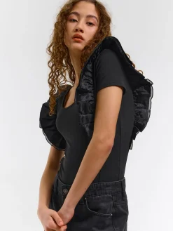 GATE Body z falbanami| Koszulki I Topy·Body