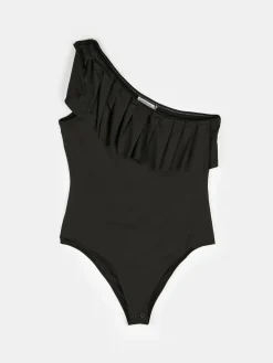 GATE Body z marszczeniem na jednym ramieniu| Koszulki I Topy·Body