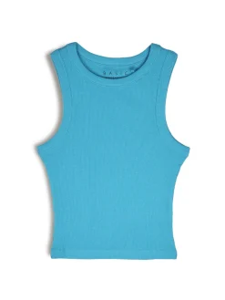 GATE Bokserka damska ze splotu żeberkowego| Koszulki I Topy·Podkoszulki ☀️