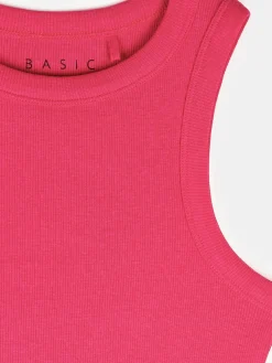 GATE Bokserka damska ze splotu żeberkowego| Koszulki I Topy·Podkoszulki ☀️