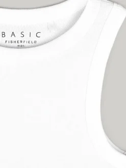 GATE Bokserka damska ze splotu żeberkowego| Koszulki I Topy·Podkoszulki ☀️