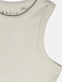 GATE Bokserka damska ze splotu żeberkowego| Koszulki I Topy·Podkoszulki ☀️