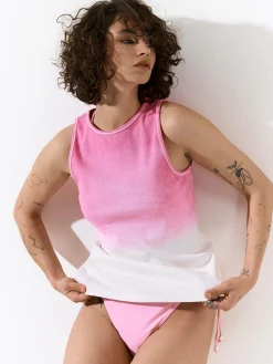 GATE Bokserka z żebrowanej dzianiny| Koszulki I Topy·Podkoszulki ☀️