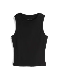 GATE Bokserka z żebrowanej dzianiny| Koszulki I Topy·Podkoszulki ☀️