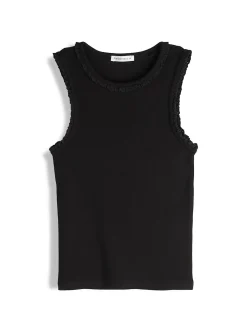 GATE Bokserka z żebrowanej dzianiny| Koszulki I Topy·Podkoszulki ☀️