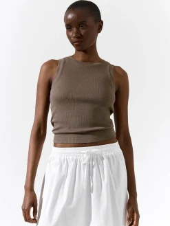 GATE Bokserka z żebrowanej dzianiny| Koszulki I Topy·Podkoszulki ☀️