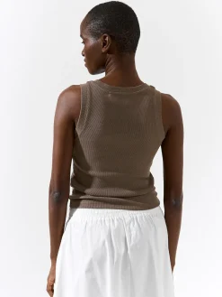 GATE Bokserka z żebrowanej dzianiny| Koszulki I Topy·Podkoszulki ☀️