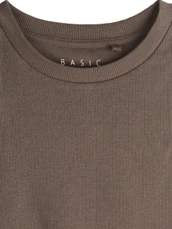 GATE Bokserka z żebrowanej dzianiny| Koszulki I Topy·Podkoszulki ☀️