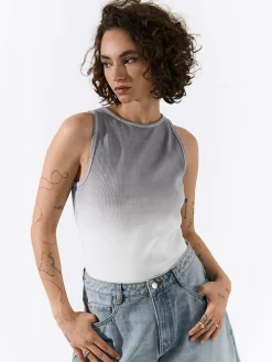 GATE Bokserka z żebrowanej dzianiny| Koszulki I Topy·Podkoszulki ☀️