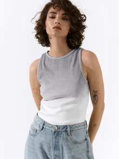 GATE Bokserka z żebrowanej dzianiny| Koszulki I Topy·Podkoszulki ☀️