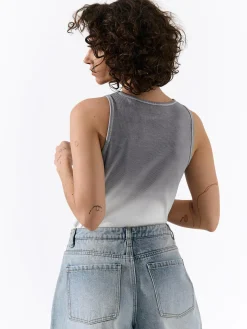 GATE Bokserka z żebrowanej dzianiny| Koszulki I Topy·Podkoszulki ☀️