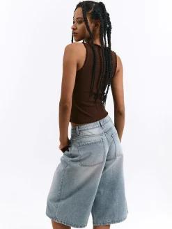 GATE Bokserka z żebrowanej dzianiny| Koszulki I Topy·Podkoszulki ☀️