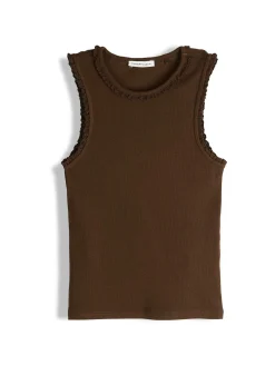 GATE Bokserka z żebrowanej dzianiny| Koszulki I Topy·Podkoszulki ☀️